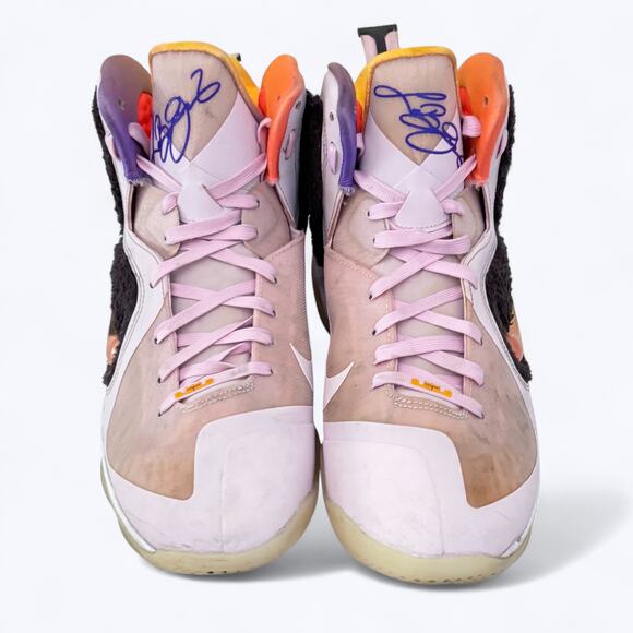 Nike LeBron 9 King of LA Basketball Shoes Regal Pink Mens Size 10.5 Mid High Top - Picture 2 of 10